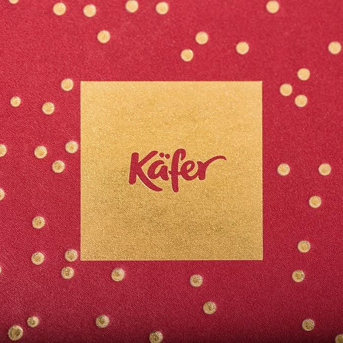 Rote Geschenkbox mit Laurent-Perrier Brut und Pralinen - Image 5